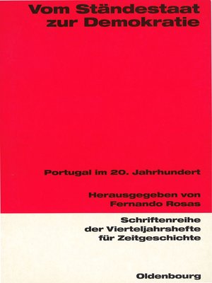 cover image of Vom Ständestaat zur Demokratie